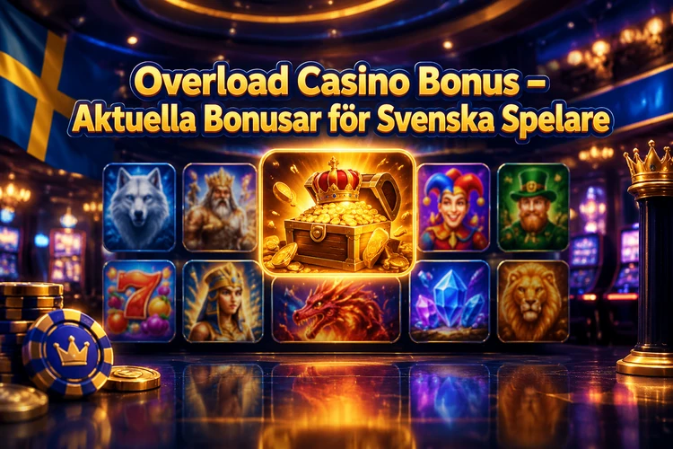 Overload Casino Bonus - Aktuella Bonusar för Svenska Spelare